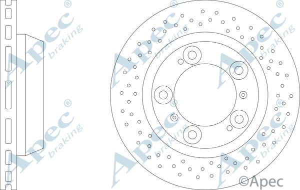 APEC BRAKING Bremžu diski DSK2503